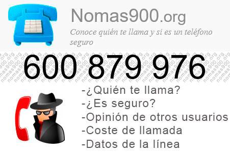 Teléfono 600879976