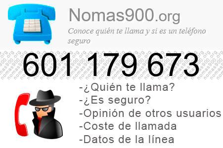 Teléfono 601179673