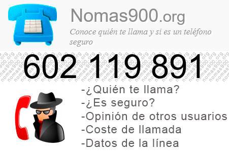 Teléfono 602119891