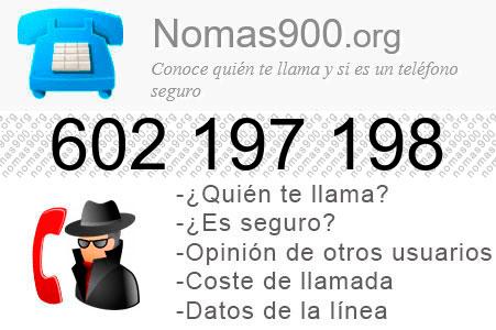 Teléfono 602197198