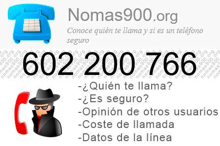 Teléfono 602200766