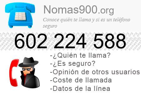 Teléfono 602224588