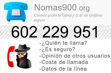 Teléfono 602229951