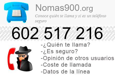Teléfono 602517216
