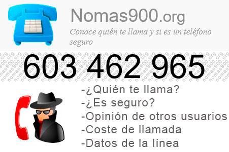 Teléfono 603462965