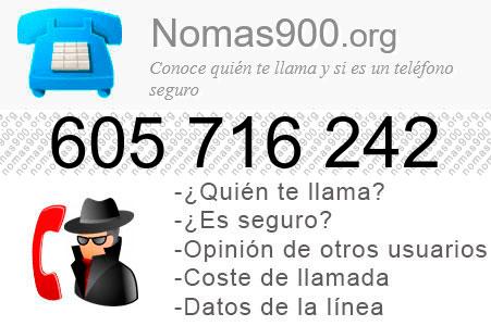 Teléfono 605716242