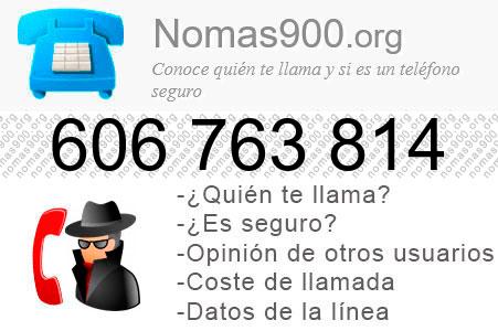 Teléfono 606763814