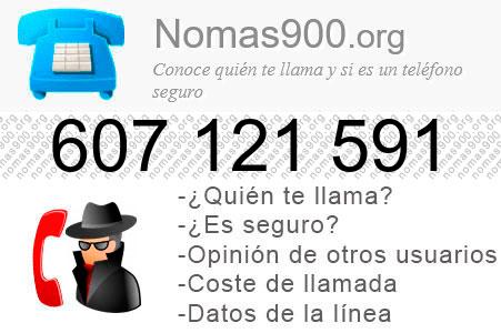 Teléfono 607121591