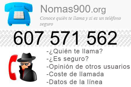 Teléfono 607571562
