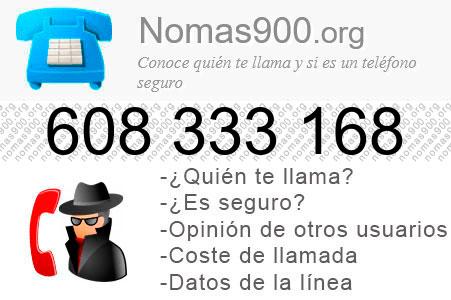 Teléfono 608333168