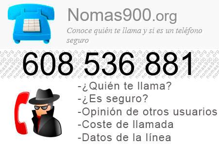Teléfono 608536881