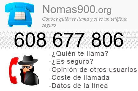 Teléfono 608677806