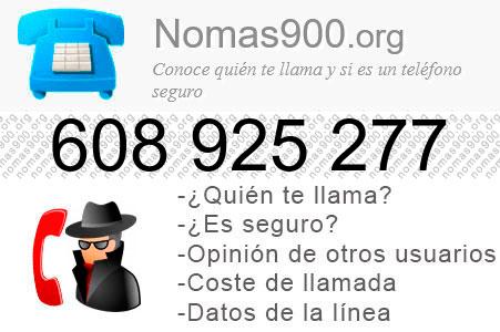 Teléfono 608925277