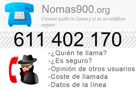 Teléfono 611402170