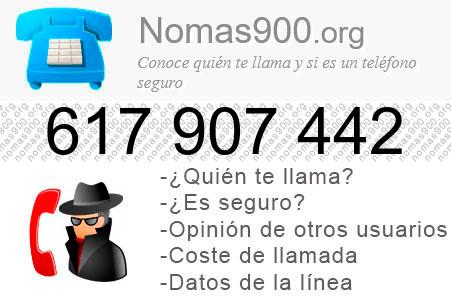 Teléfono 617907442