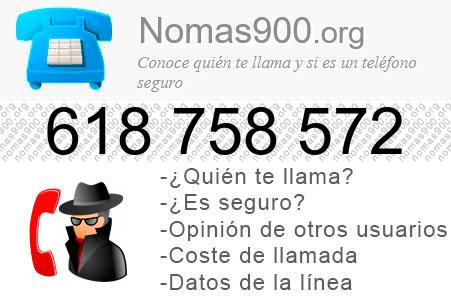 Teléfono 618758572