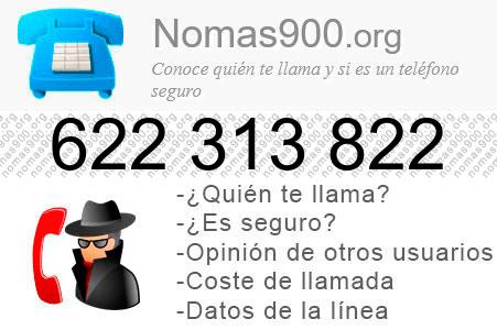 Teléfono 622313822