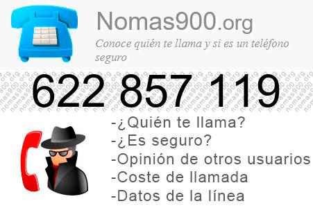 Teléfono 622857119