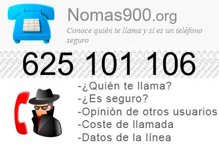 Teléfono 625101106
