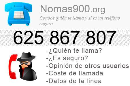 Teléfono 625867807