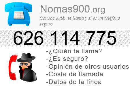 Teléfono 626114775