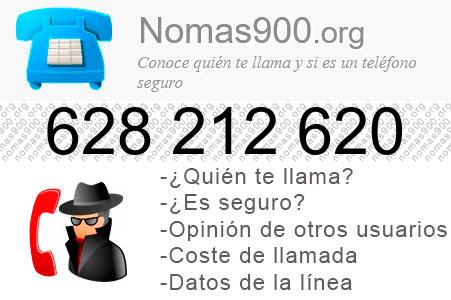 Teléfono 628212620