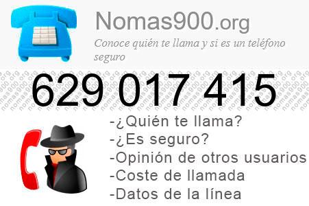 Teléfono 629017415