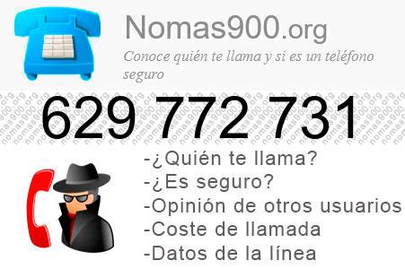 Teléfono 629772731