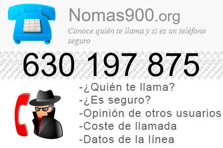 Teléfono 630197875