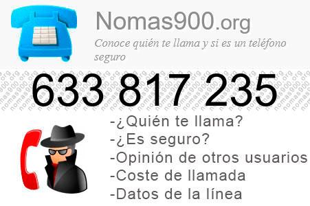 Teléfono 633817235