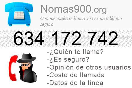 Teléfono 634172742