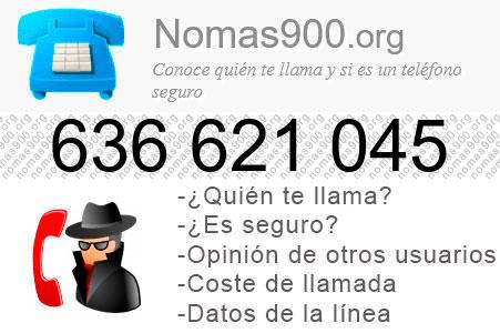 Teléfono 636621045