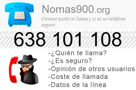 Teléfono 638101108