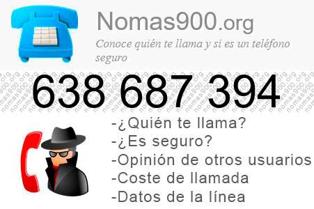 Teléfono 638687394