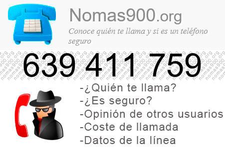 Teléfono 639411759
