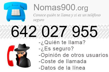 Teléfono 642027955