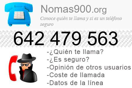 Teléfono 642479563