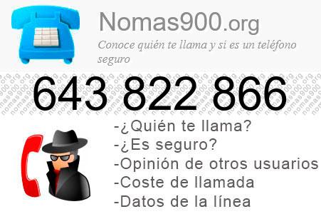 Teléfono 643822866