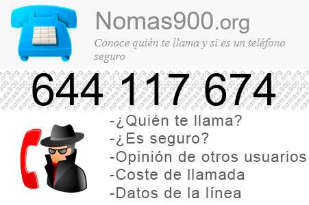 Teléfono 644117674