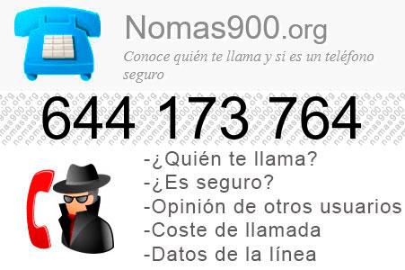 Teléfono 644173764