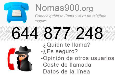 Teléfono 644877248