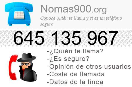 Teléfono 645135967