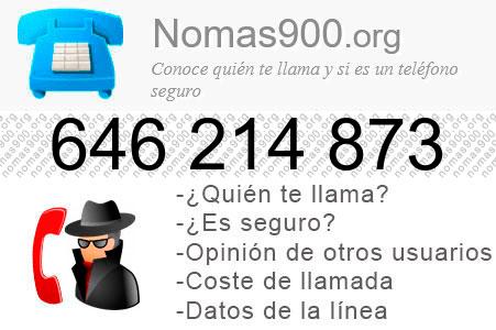 Teléfono 646214873