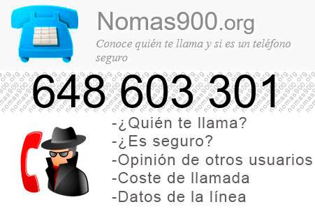 Teléfono 648603301