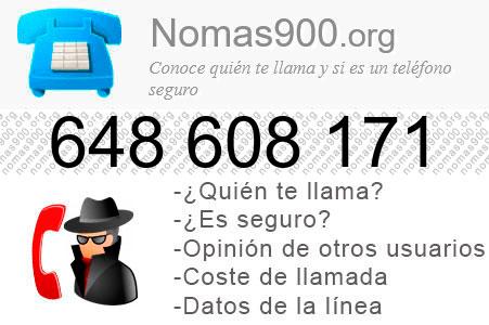 Teléfono 648608171