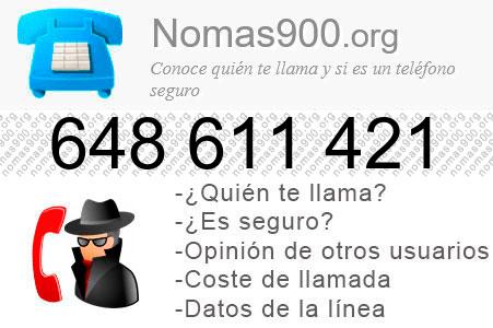 Teléfono 648611421