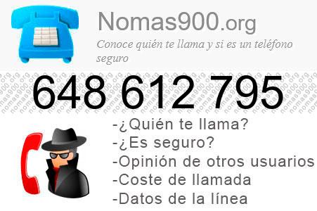 Teléfono 648612795