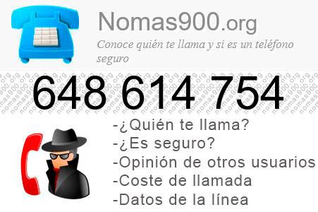 Teléfono 648614754