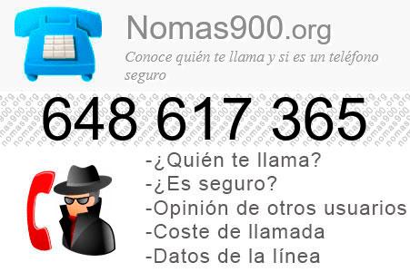 Teléfono 648617365