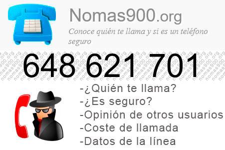 Teléfono 648621701